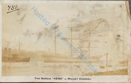 Barque HEBE in Walney Channel — Nowstalgia Gallery