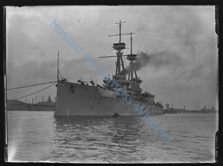 HMS Vanguard Being Towed Out Of Docks — Nowstalgia Gallery