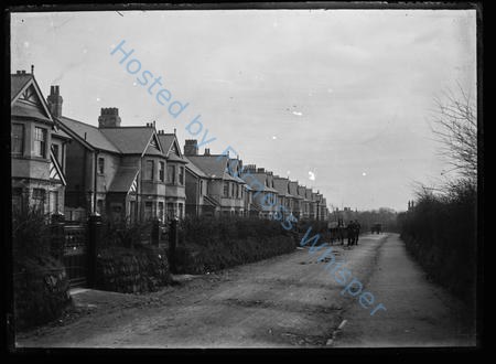 Hawcoat Lane Houses Opposite Vickers Sports Club — Negative