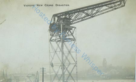 Vickers New Crane Disaster in Buccleuch Dock — Nowstalgia Gallery