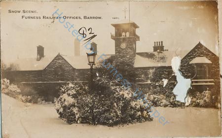 Snow Scene. Furness Railway Offices, Barrow-in-Furness 1071 — Nowstalgia Gallery