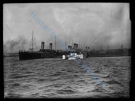 Isle of Man Steamer Fleet Moored Near Floating Pool — Nowstalgia Gallery