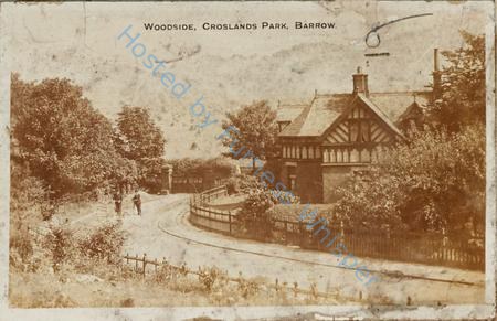 Woodside Croslands Park Tudor Style House — Postcard