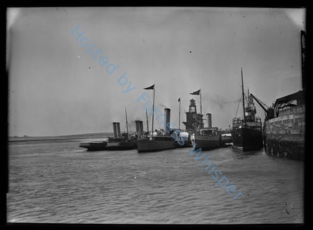CARTMEL, FURNESS, PHILOMEL, LADY EVELYN at Ramsden Dock entrance — Nowstalgia Gallery