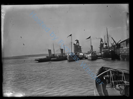 CARTMEL, FURNESS, PHILOMEL, LADY EVELYN at Ramsden Dock entrance — Nowstalgia Gallery