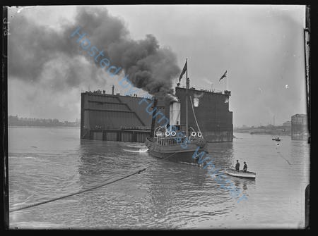 Brazilian Floating Dock Affonso Penna, Towed By Tug Furness — Nowstalgia Gallery