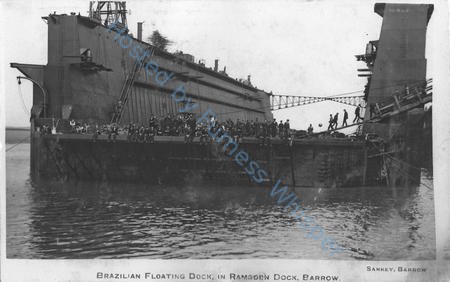 Brazilian Floating Dock Affonso Penna, in Ramsden Dock, Barrow — Nowstalgia Gallery