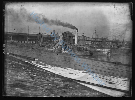 Dredger No 4 and Barge In Buccleuch Docks — Nowstalgia Gallery