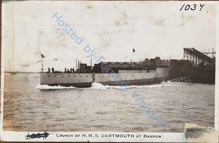 Launch Of HMS Dartmouth Cruiser 1911 — Nowstalgia Gallery
