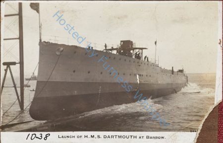 Launch Of HMS Dartmouth Cruiser 1911 — Nowstalgia Gallery