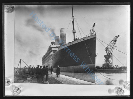 White Star Liner Olympic floated into graving dock in Belfast — Nowstalgia Gallery