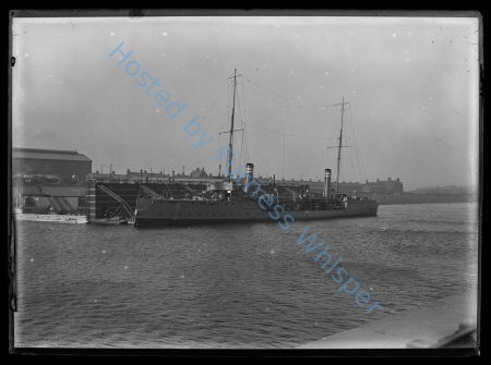 HMS Hazard Submarine Depot Ship L 1894 in Devonshire Dock — Nowstalgia Gallery