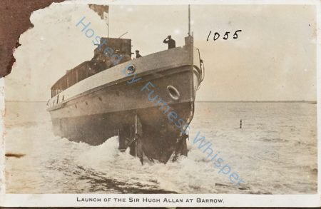 Launch of Canadian Tug, Sir Hugh Allan at Barrow — Nowstalgia Gallery
