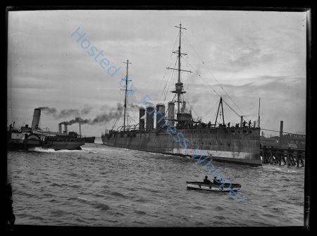 Cruiser HMS Dartmouth L 1911 in Walney Channel — Nowstalgia Gallery