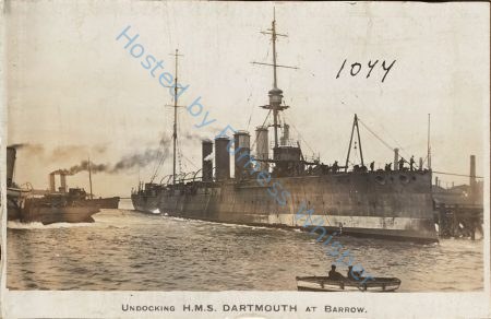 Cruiser HMS Dartmouth L 1911 in Walney Channel — Nowstalgia Gallery