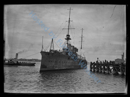 Cruiser HMS Dartmouth L 1911 in Walney Channel — Nowstalgia Gallery