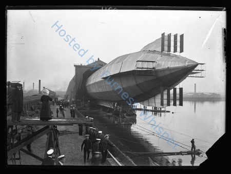 Launching of Vickers Naval Airship No1 at Barrow. — Nowstalgia Gallery