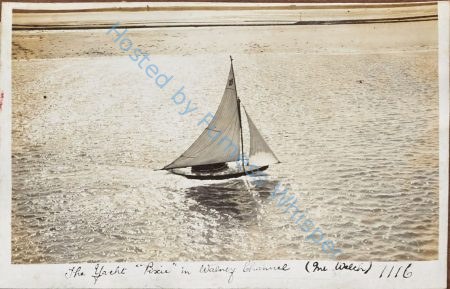 Yacht Pixie in Walney Channel Owner Mr Welch — Nowstalgia Gallery