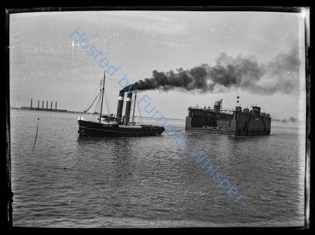 Aberdeen Floating Dock and Tug Zwartezee off the South End of Walney — Nowstalgia Gallery
