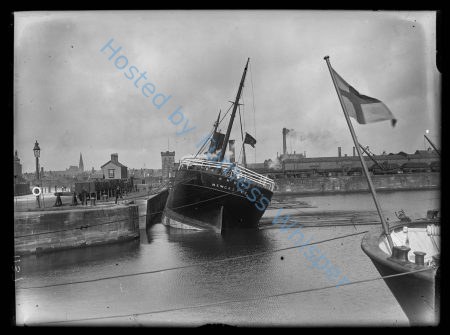 Cargo Vessel Eros of Newcastle in Devonshire Dock — Nowstalgia Gallery
