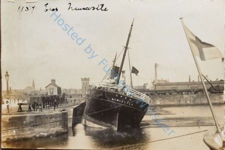 Cargo Vessel Eros of Newcastle in Devonshire Dock — Nowstalgia Gallery