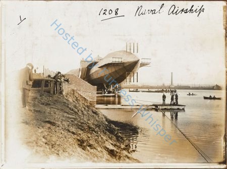 Naval airship just before the disaster — Nowstalgia Gallery
