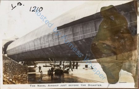 Naval airship just before the disaster — Nowstalgia Gallery