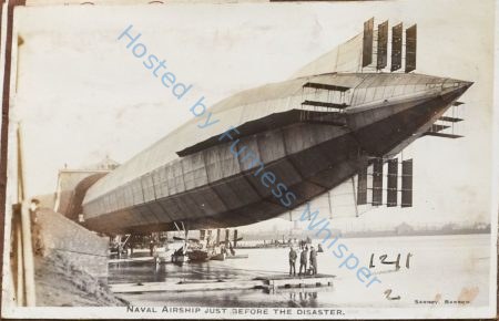 Naval airship just before the disaster — Nowstalgia Gallery