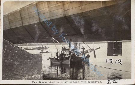 Naval airship just before the disaster — Nowstalgia Gallery