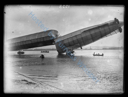 Naval Airship Wreck No 1 Mayfly Broken In Two — Nowstalgia Gallery