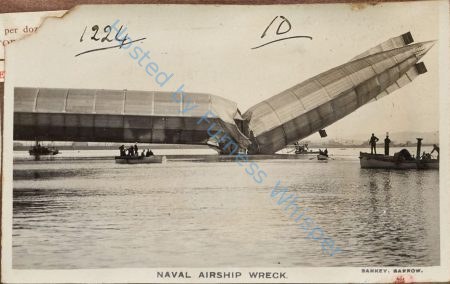 Naval Airship Wreck No 1 Mayfly Broken In Two — Nowstalgia Gallery