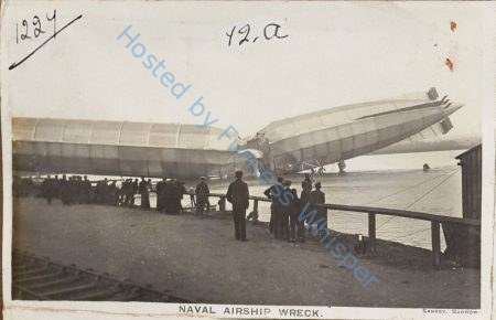 Naval Airship Wreck No 1 Mayfly Broken In Two — Nowstalgia Gallery