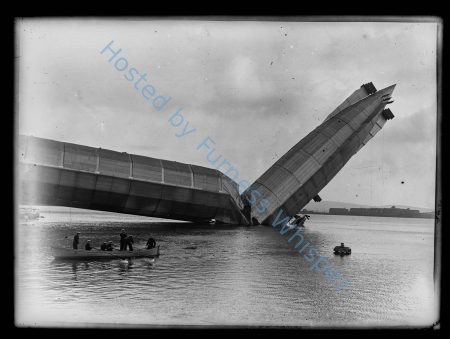 Naval Airship Wreck No 1 Mayfly Broken In Two — Nowstalgia Gallery