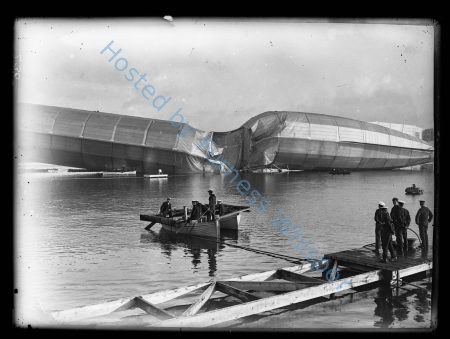 Naval Airship Wreck No 1 Mayfly Broken In Two — Nowstalgia Gallery
