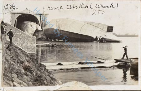 Naval Airship Wreck No 1 Mayfly Broken In Two — Nowstalgia Gallery