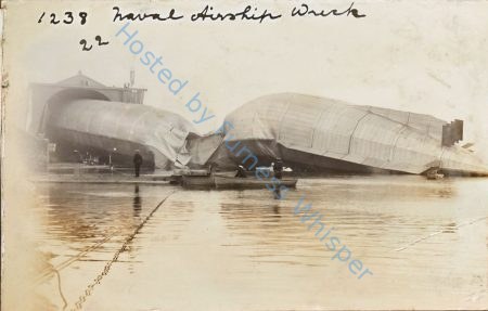 Naval Airship Wreck No 1 Mayfly Broken In Two — Nowstalgia Gallery