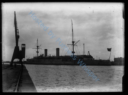 Chinese Cruiser Hai Chi in Ramsden Dock — Nowstalgia Gallery