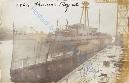 Port bow fitting out of Princess Royal, 2 turrets — Nowstalgia Gallery