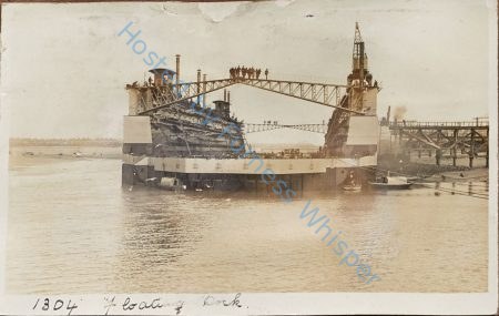 Canadian Floating Dock DUKE OF CONNAUGHT in Walney Channel — Nowstalgia Gallery