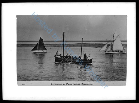 Lifeboat Rowed In Fleetwood Channel 3-8-1912 — Nowstalgia Gallery