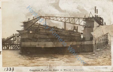 Canadian Floating Dock in Walney Channel (Duke of Connaught, the Canadian drydock) — Nowstalgia Gallery