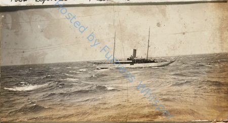 Strange Yacht in a rough sea — Nowstalgia Gallery