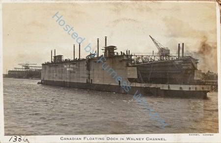 Canadian Floating Dock in Walney Channel (Duke of Connaught, the Canadian drydock) — Nowstalgia Gallery