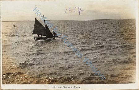 Yacht Unknown  (Under Single Reef) — Nowstalgia Gallery