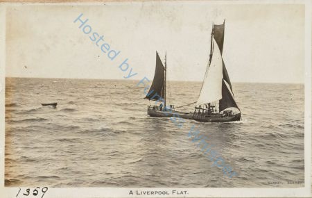 Sailing Cargo Coaster   (A Liverpool Flat) — Nowstalgia Gallery