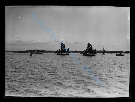 Sailing Trawlers FD 122 (Surprise II) and FD 25 Off Knott End — Nowstalgia Gallery