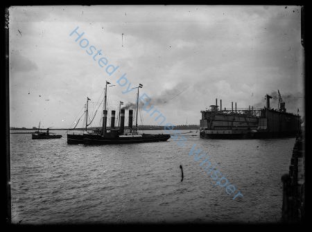 Dutch Tugs With Floating Dock Duke of Connaught, the Canadian drydock — Nowstalgia Gallery