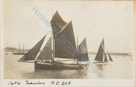 Sailing Trawler FD 208  (Margaret)  On The Ebb — Nowstalgia Gallery