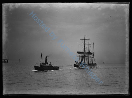 Barque Angelo Under Tow By Tug Wardleys — Nowstalgia Gallery