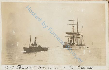 Barque Angelo Under Tow By Tug Wardleys — Nowstalgia Gallery